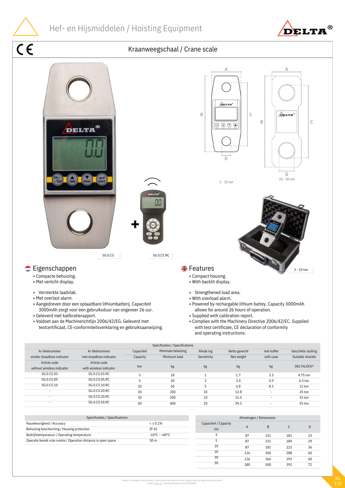 Kraanweegschaal | met afstandsbediening | 3000KG tot 50.000KG