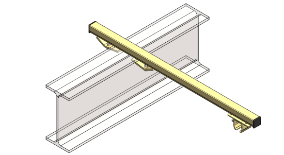 Uithouderset 500mm C-Rails