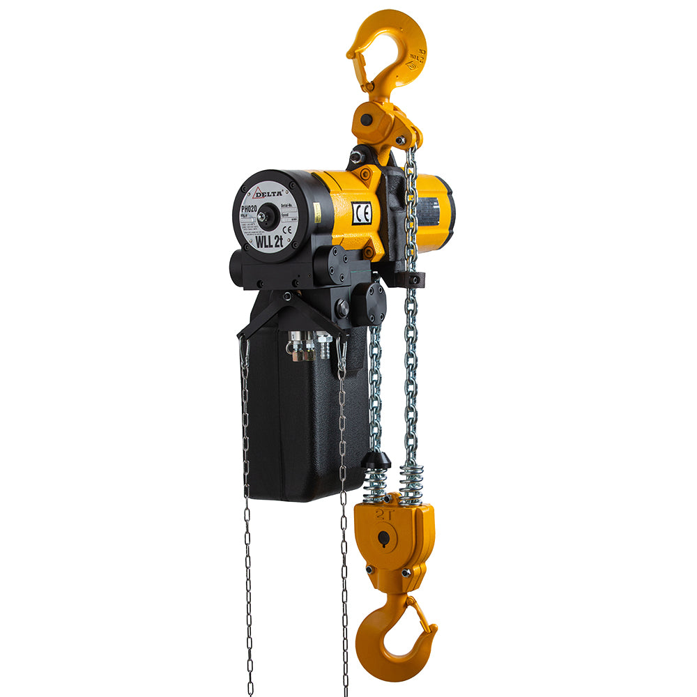 Pneumatische kettingtakel | ATEX zone 2 | 250KG tot 10.000KG