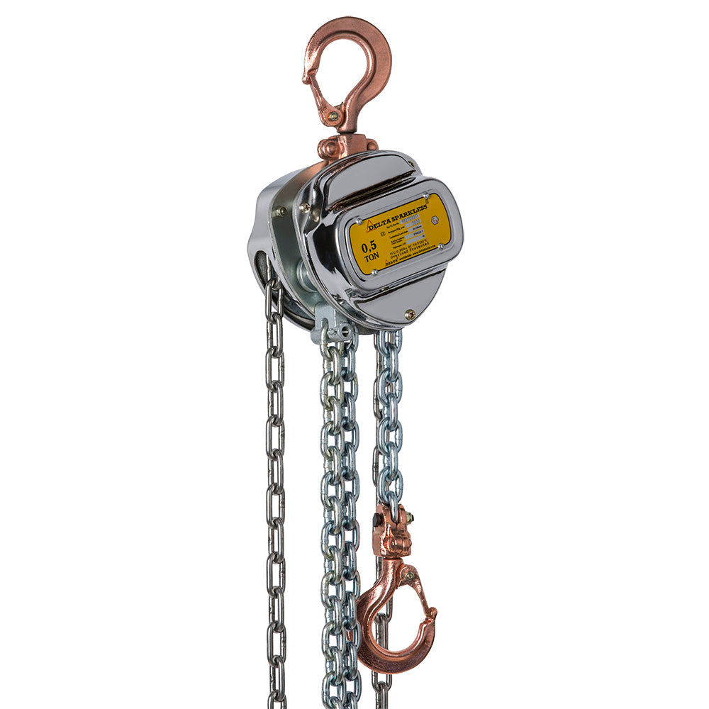Handkettingtakel Sparkless ATEX zone 2 500KG tot 20.000KG