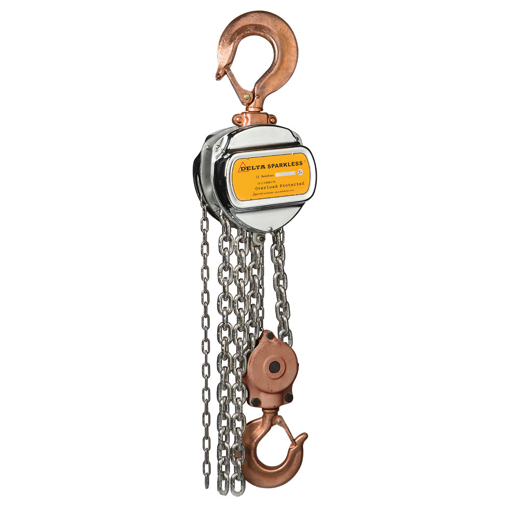 Handkettingtakel Sparkless ATEX zone 2 500KG tot 20.000KG