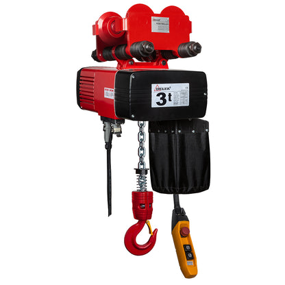 Elektrische kettingtakel | met duwloopkat | 125KG tot 5000KG | 400 volt