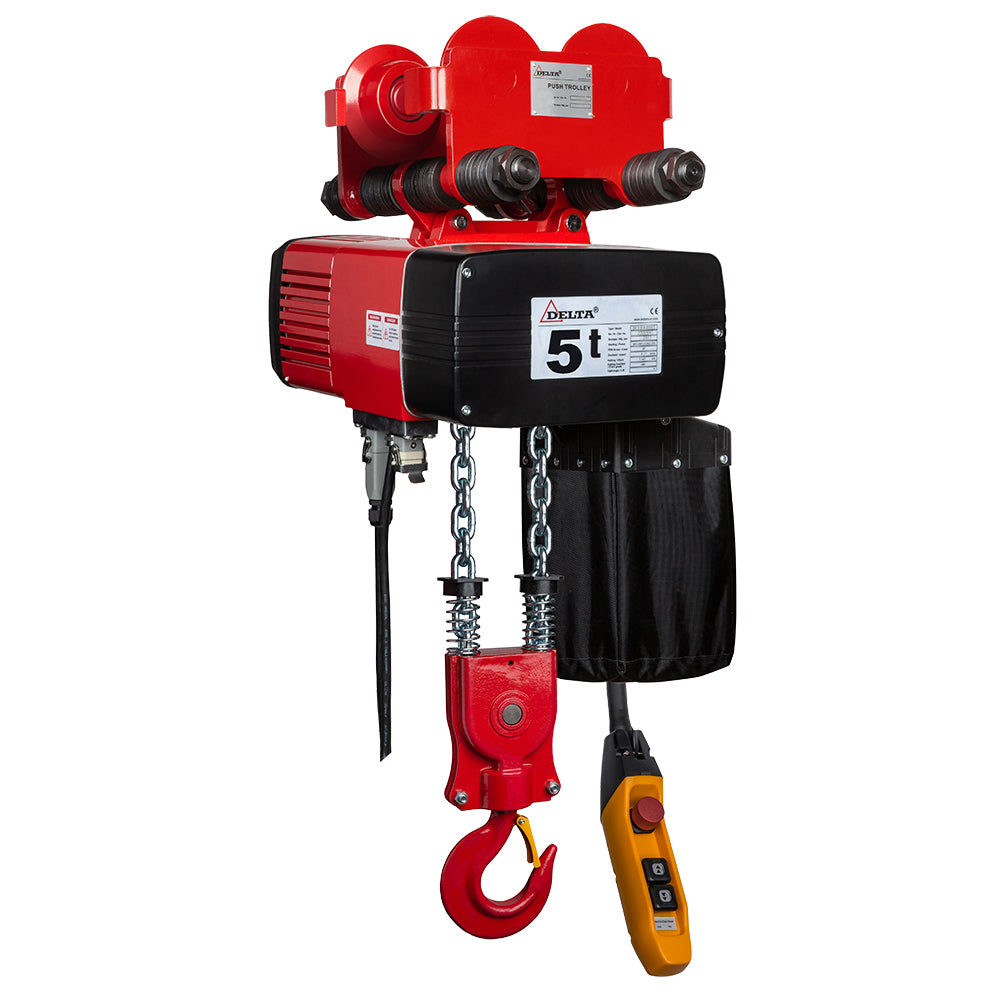 Elektrische kettingtakel | met duwloopkat | 125KG tot 5000KG | 400 volt