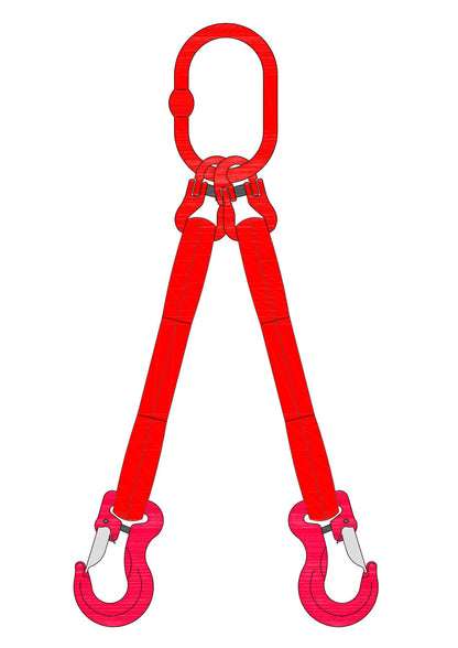 Hijsband | 2-sprong | 8000KG